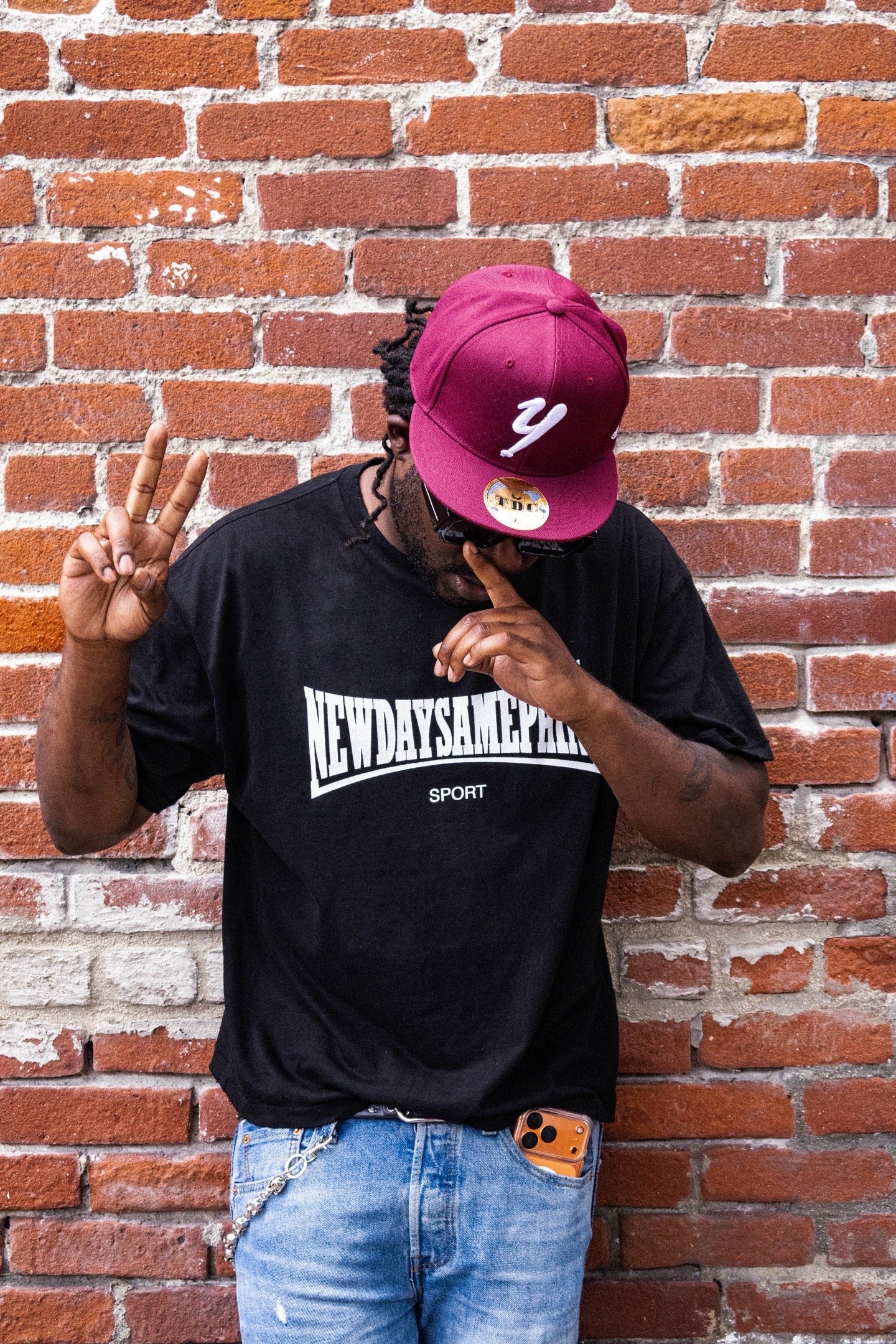 Maroon Cimpada Fitted