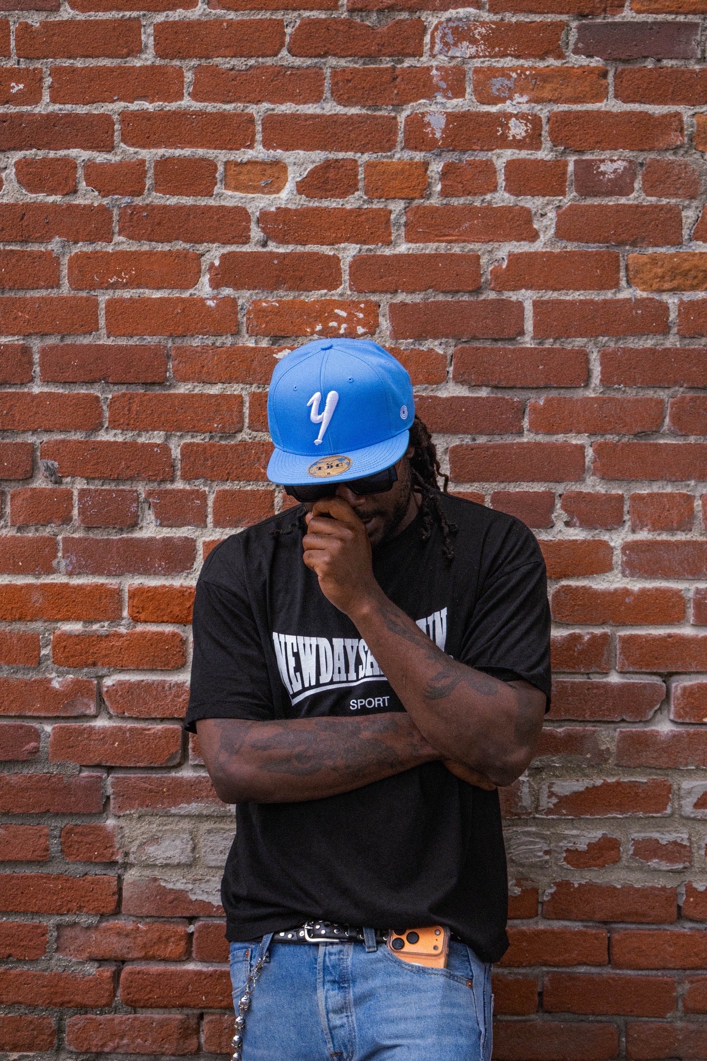 Baby Blue Cimpada Fitted